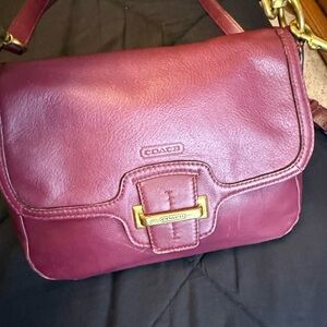 Vintage Coach Taylor- Burgundy